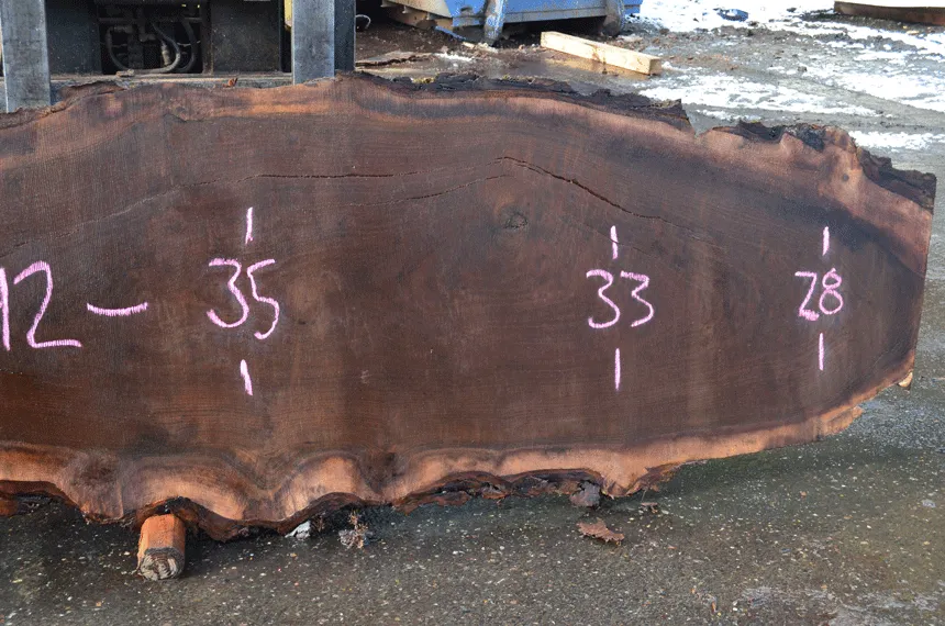 012919-11 Oregon Black Walnut Slab