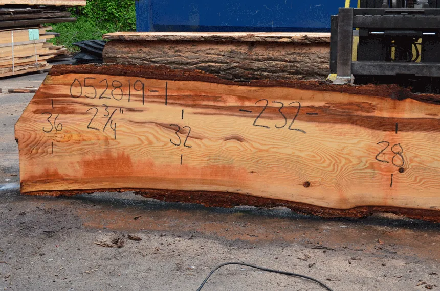 052819-01 Oregon Fir Slab