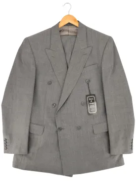 1940s Style Pale Grey Demob Suit