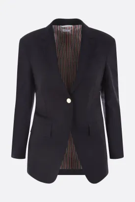 4bar single-breasted wool jacket