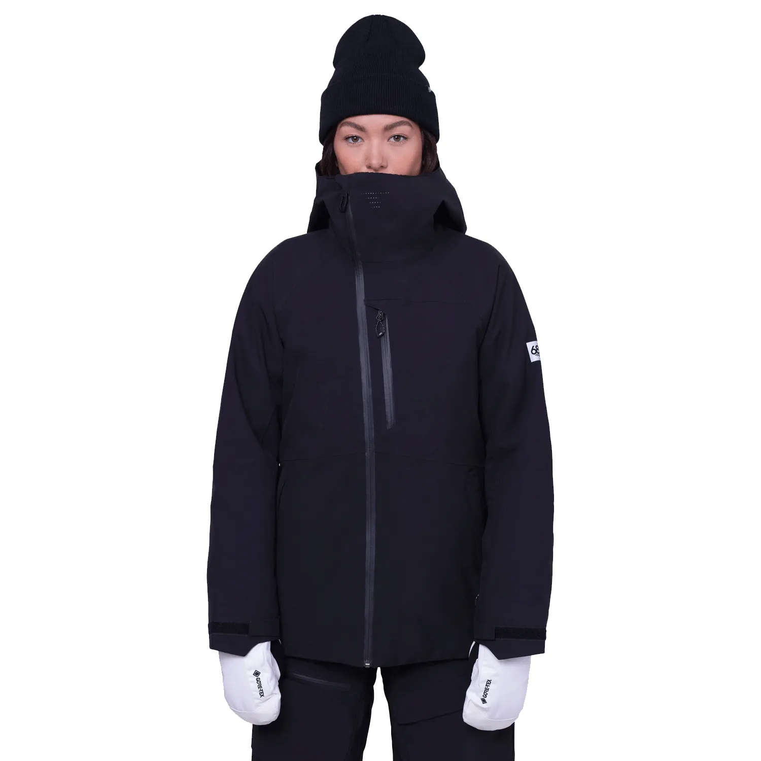 2024 Womens 686 Hydra Waterproof Ski Jacket - Black