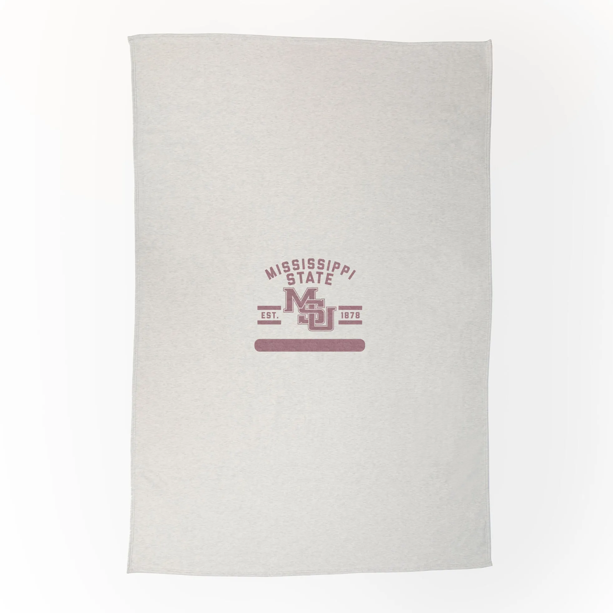 90's MSU Bulldogs Sublimated Sweatshirt Blanket