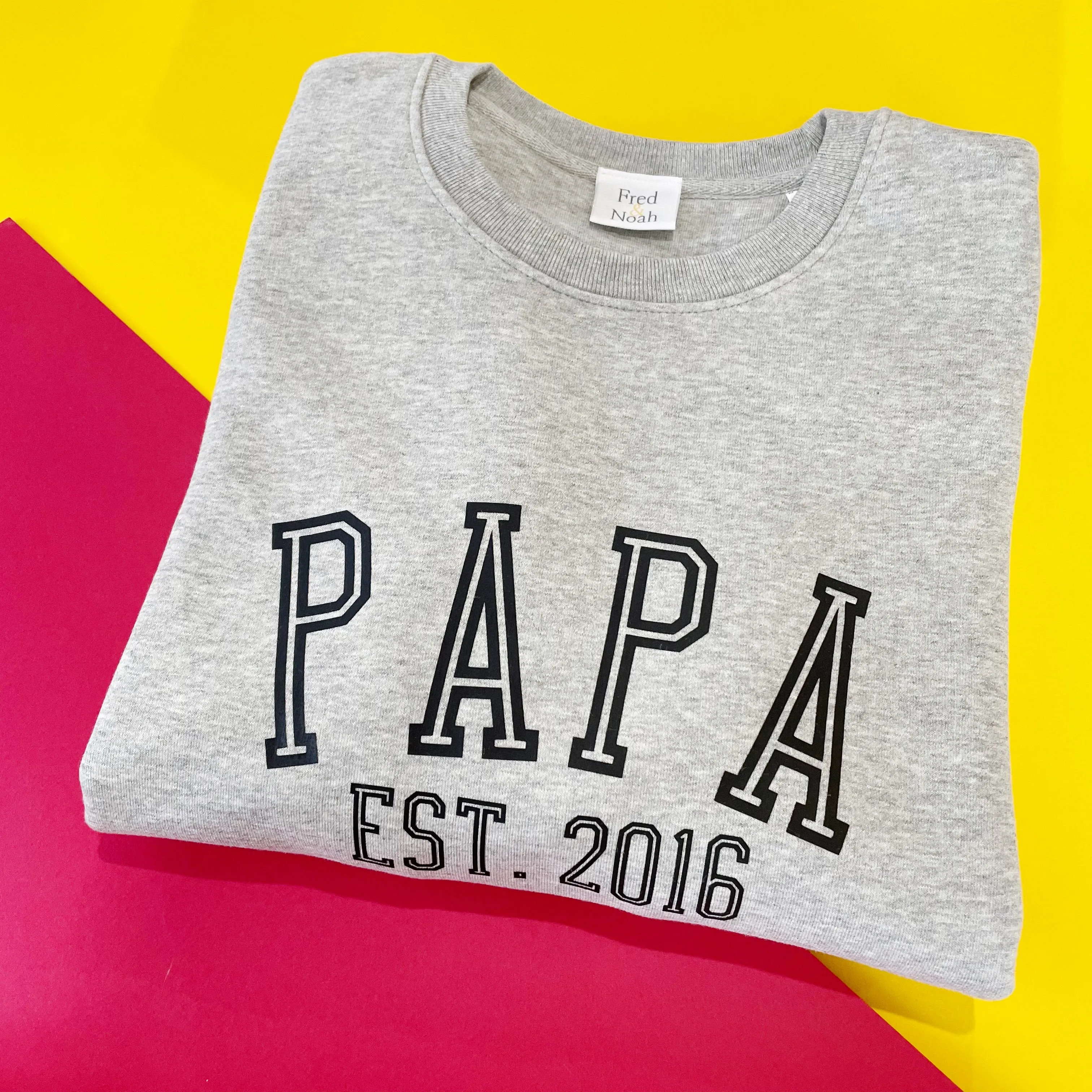 Adult Daddy Est. Navy Sweater