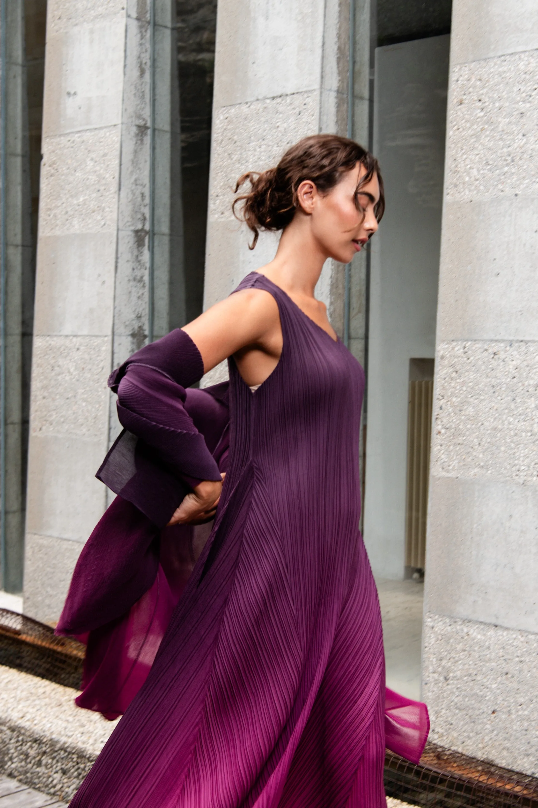 Alquema - AD1072L-MO Long Estrella Dress