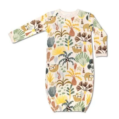 Apple Park Organic Cotton Sleep Gown 0-3m