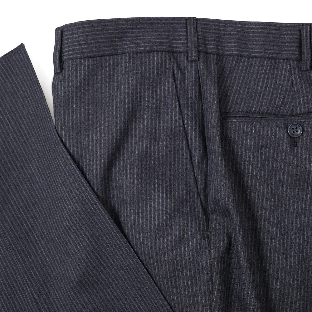 Belvest Gray Stripe Super 130s Suit