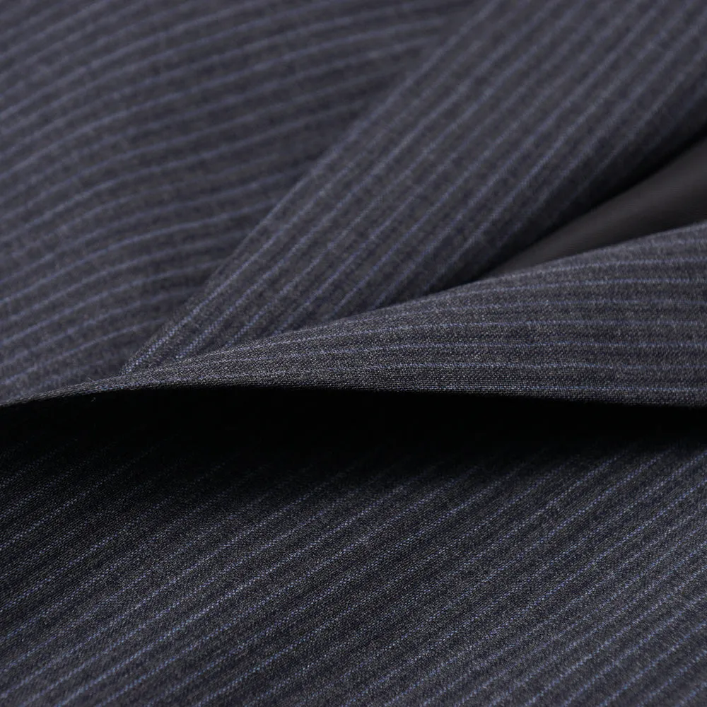 Belvest Gray Stripe Super 130s Suit