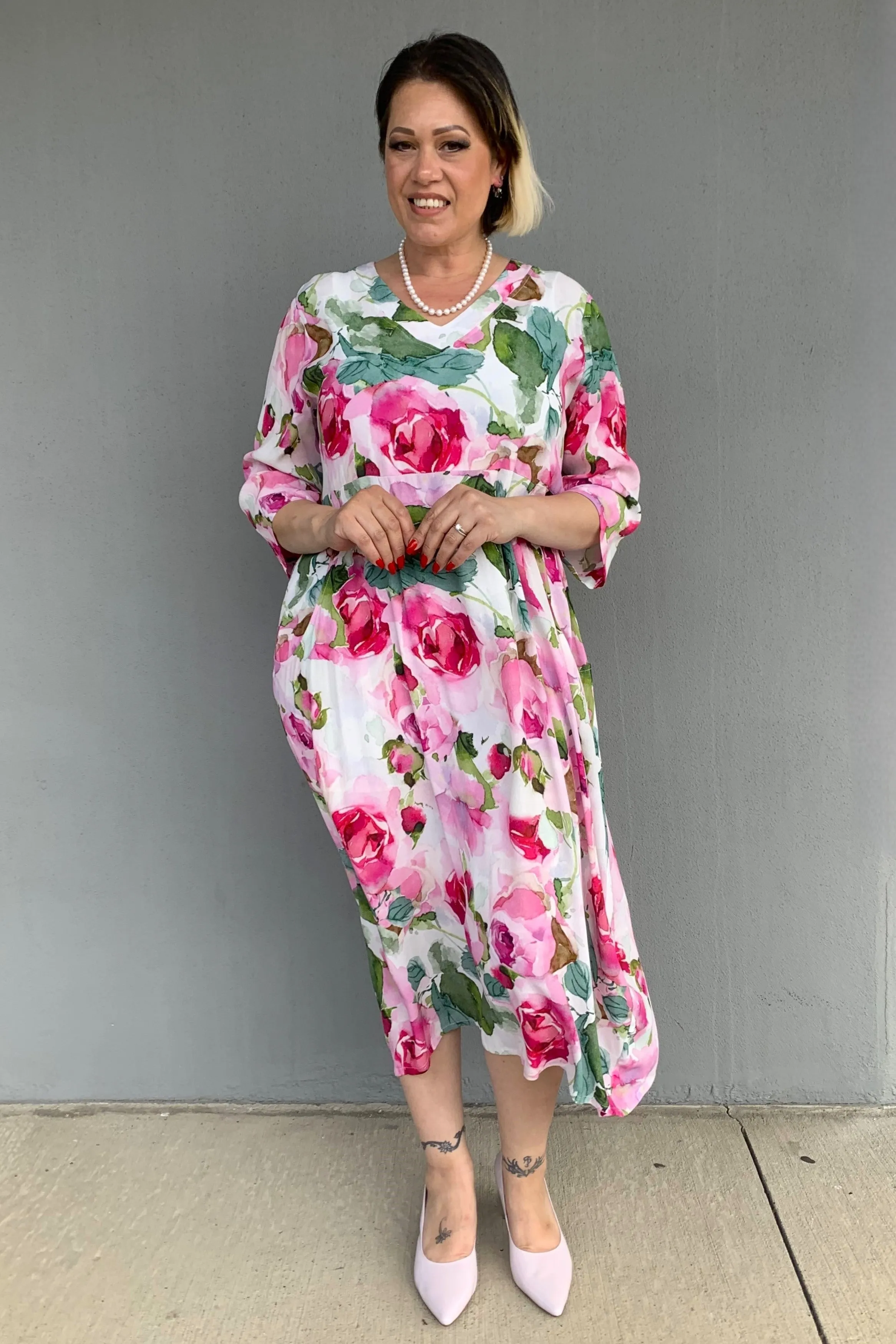 Blanc - D541 Summer Love Dress