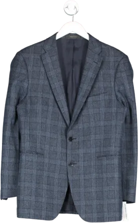 boggi Blue Wool And Cashmere Milano Blazer UK 38" CHEST