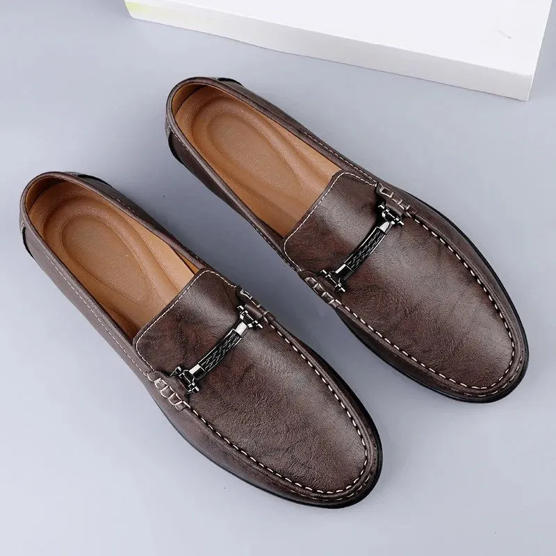 Bravino Genuine Leather Loafers