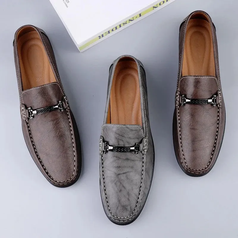 Bravino Genuine Leather Loafers