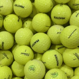 Bulk Titleist Tour Practice Yellow Range Balls