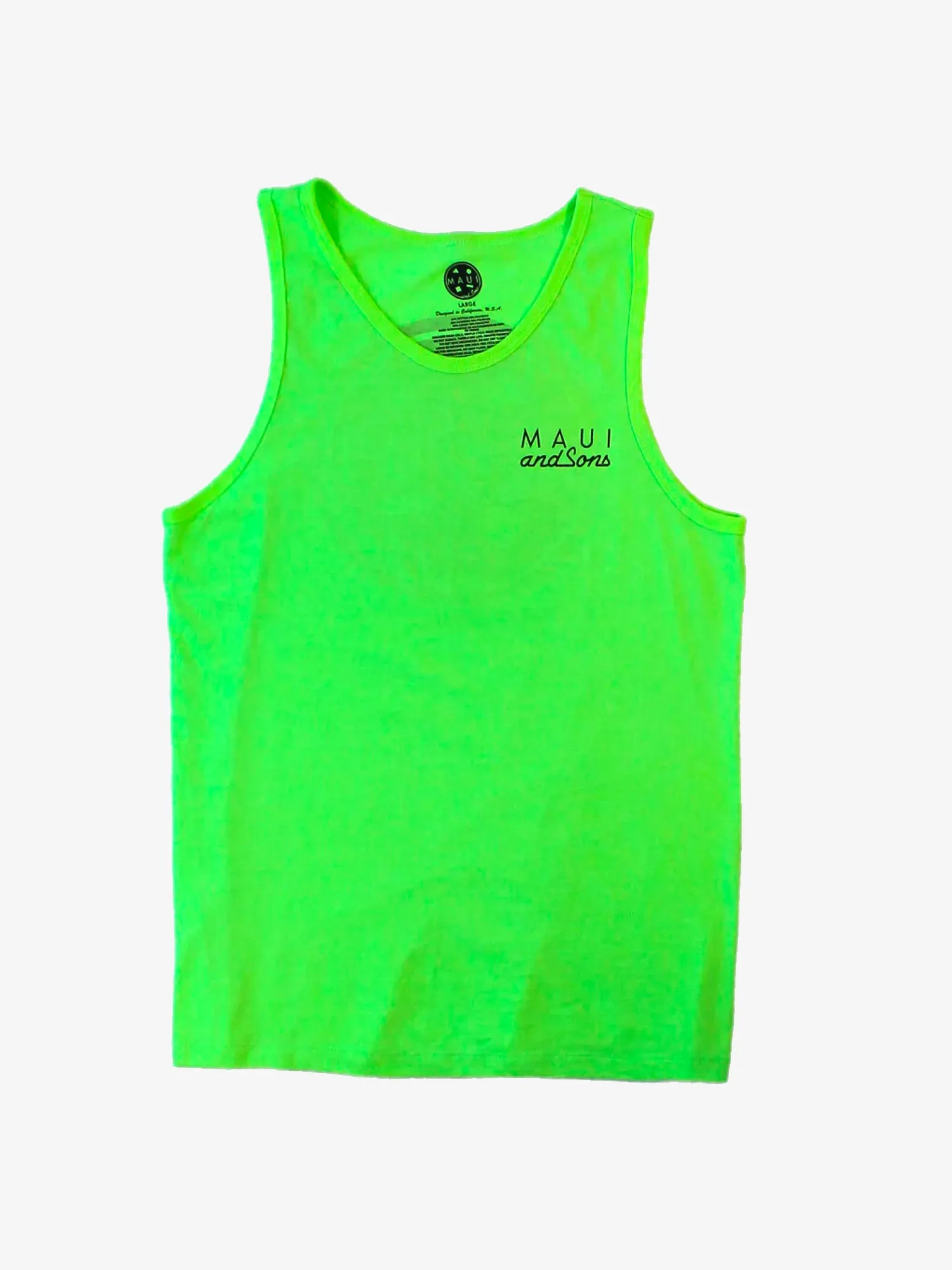 Classic Neon Color Cookie Logo Tank Top-Multi Colors