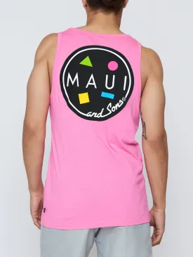 Classic Neon Color Cookie Logo Tank Top-Multi Colors