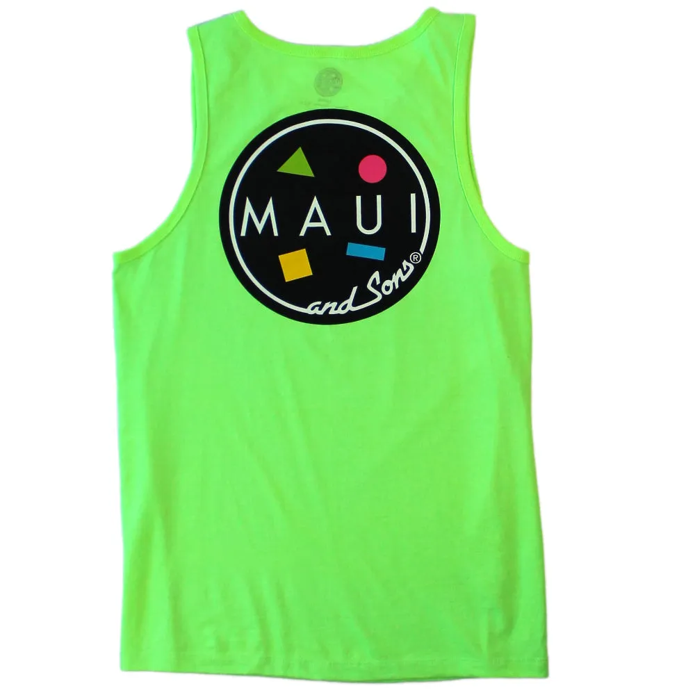 Classic Neon Color Cookie Logo Tank Top-Multi Colors