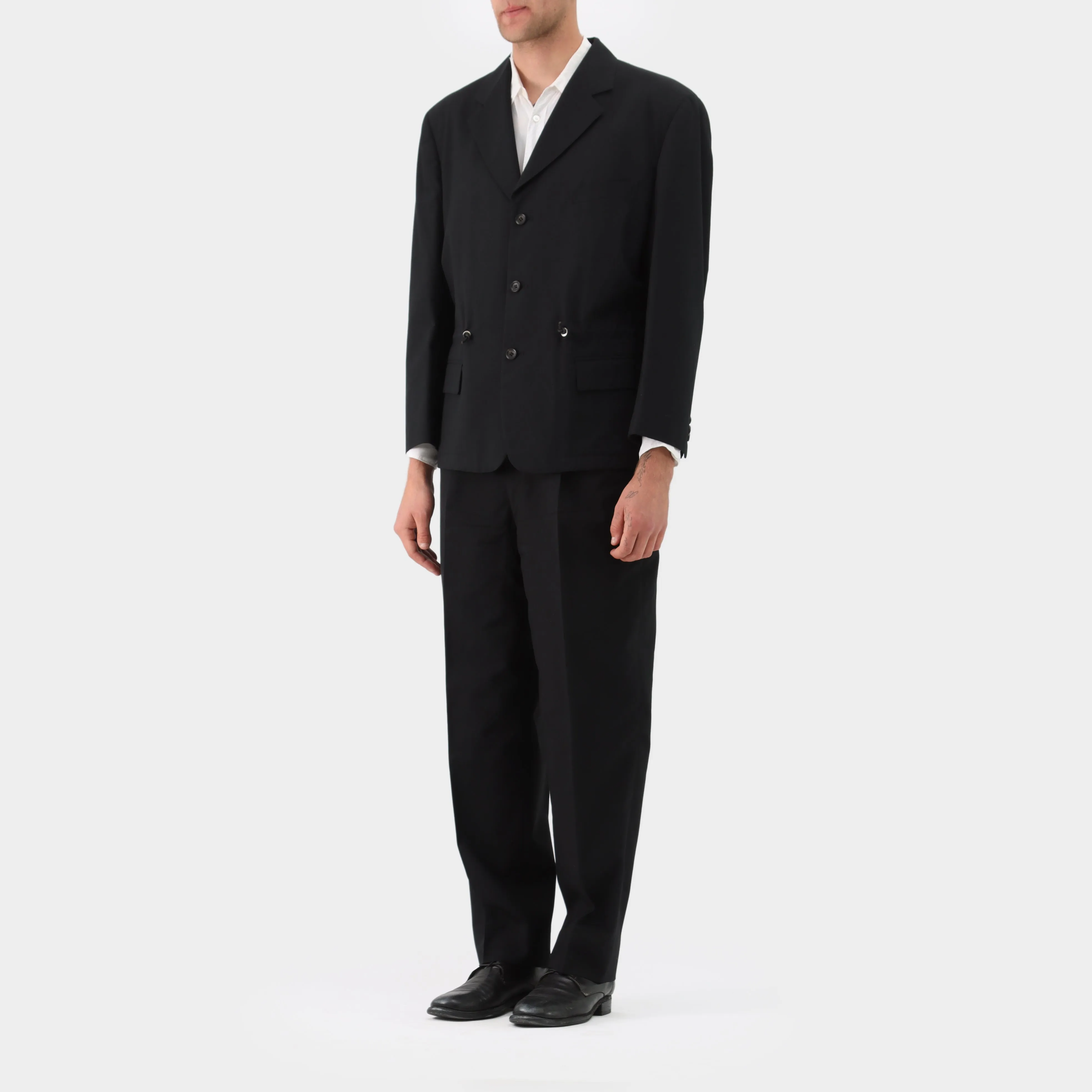 Comme des Garçons Homme Plus Drawstring Jacket Suit