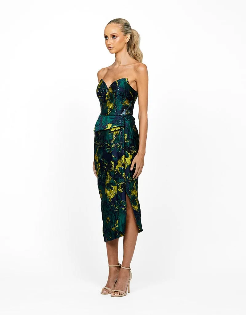 COSMOS STRAPLESS SWEETHEART MIDI B55D21S