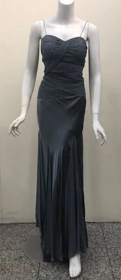 Cross Back Ruched Gown