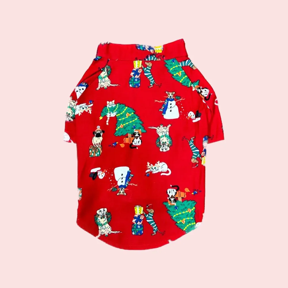 Dashing through the Snow Dog Shirt
