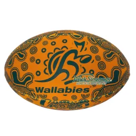 Gilbert Wallabies Australian First Nations Rugby Union Indigenous Replica Ball size 5