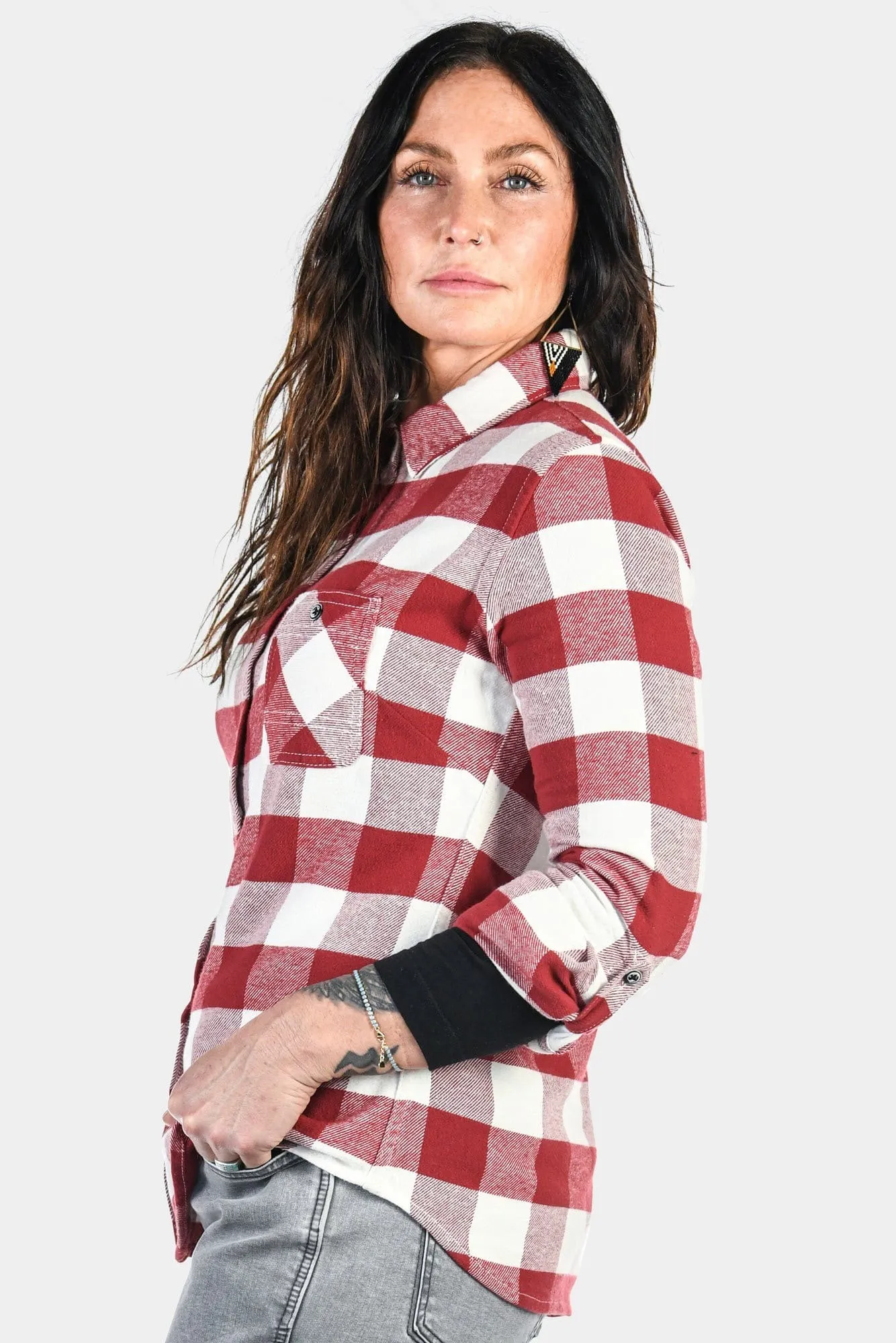 Givens Work Shirt - Buffalo Plaid Red