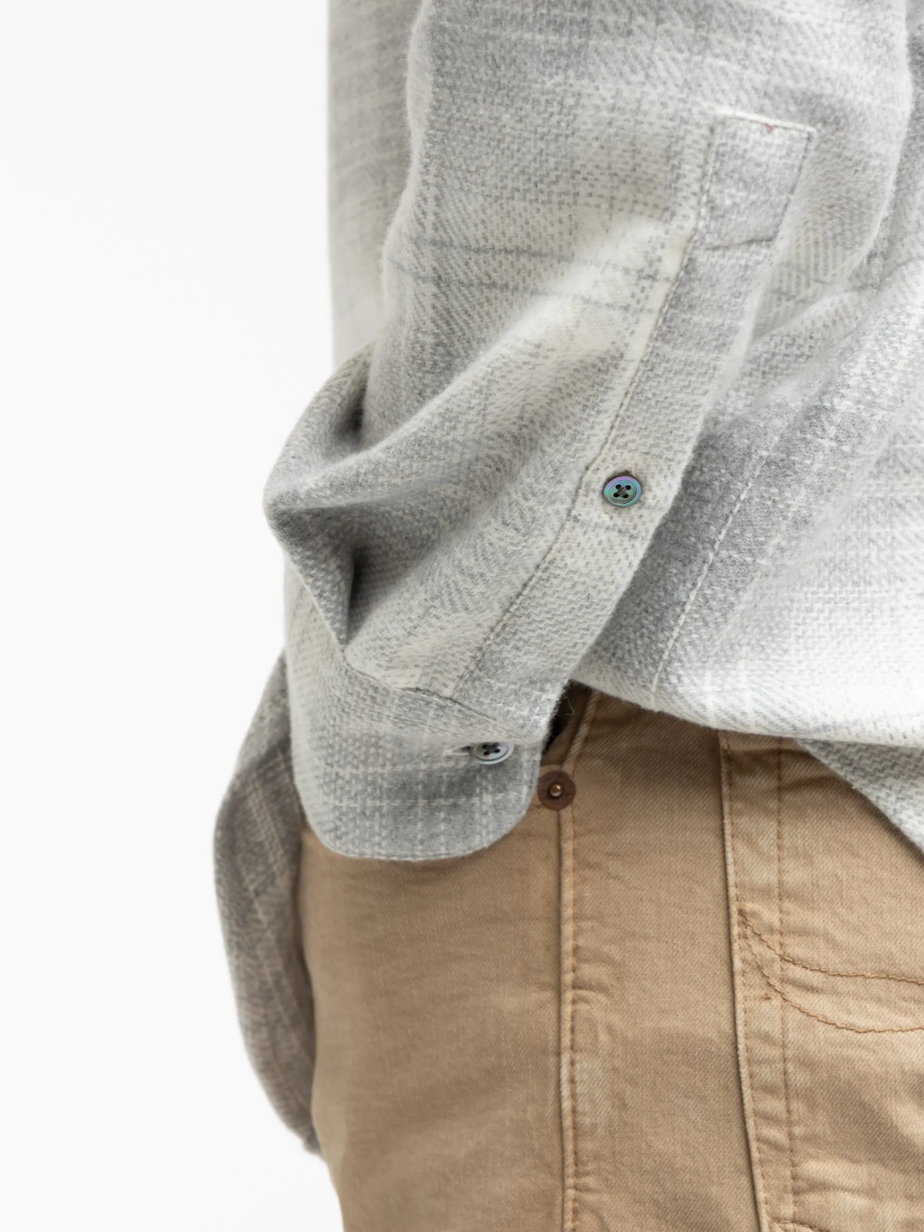 Grey Check Fabri Shirt