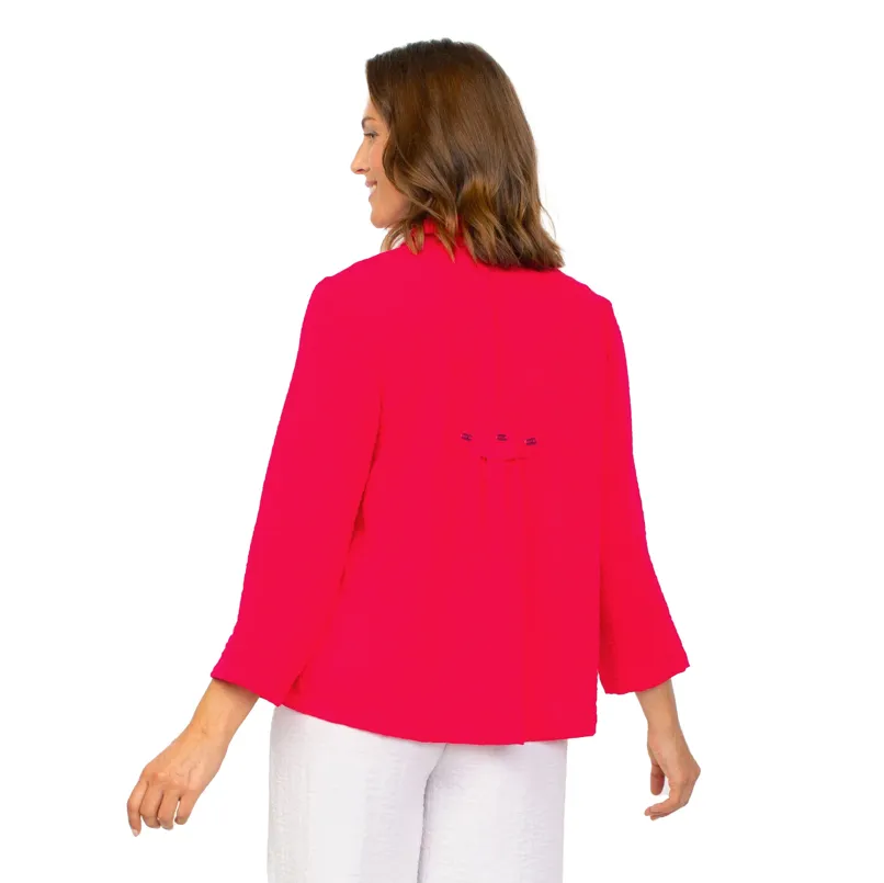 Habitat Sale, 30649 Pleat Back Jacket, Rose 50% Off Regular Price