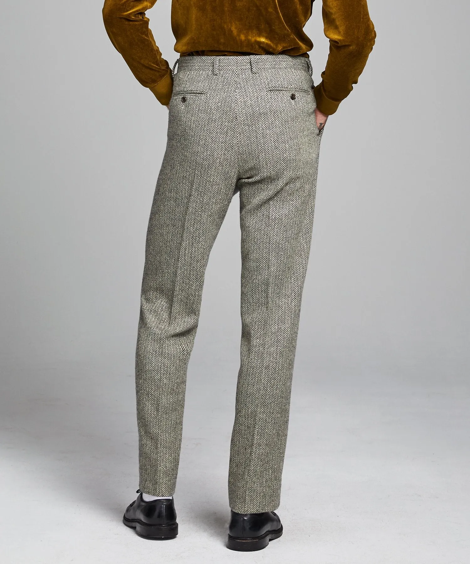 Herringbone Sack Suit Trouser
