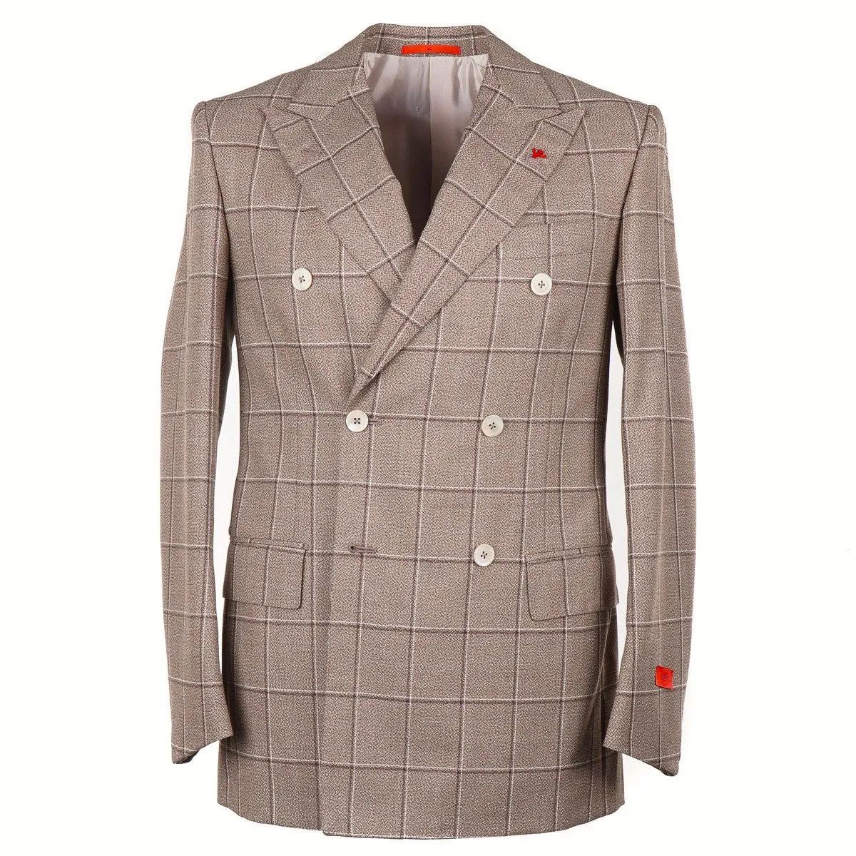 Isaia 'Sanita' Woven Fresco Wool Suit