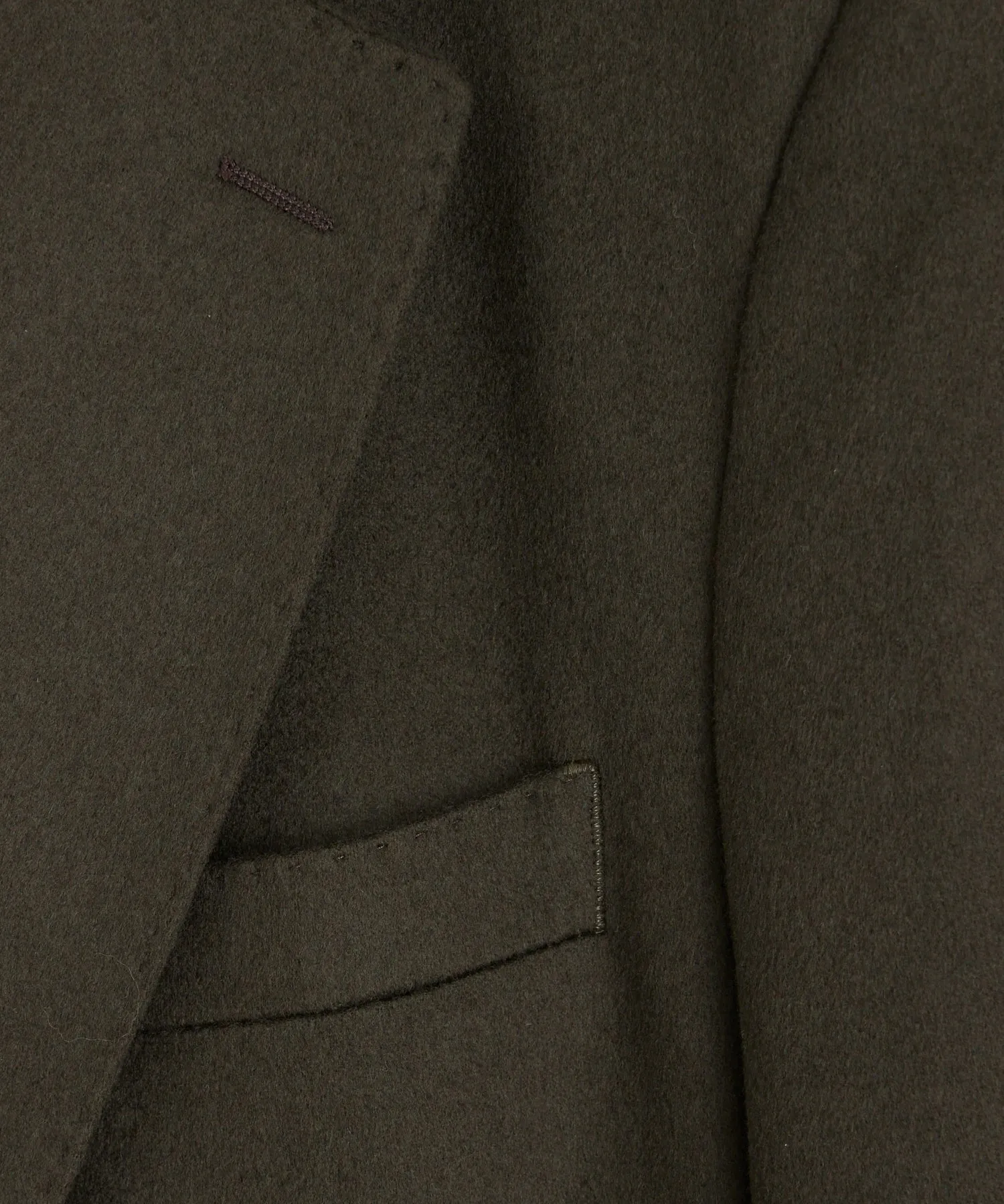 Premium Italian Cashmere Sutton Jacket in Elegant Snyder Olive