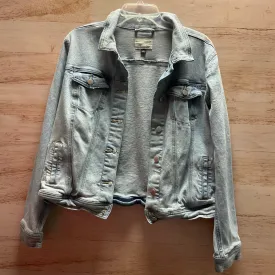 Jacket Denim By Universal Thread In Blue, Size: L
