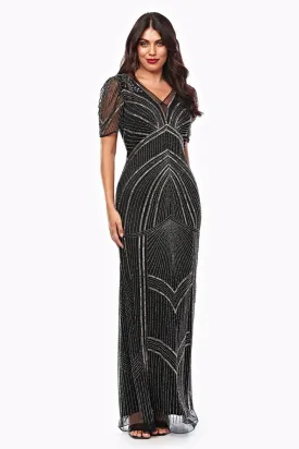 Jesse Harper - JH0502 Longline Art Deco Gown