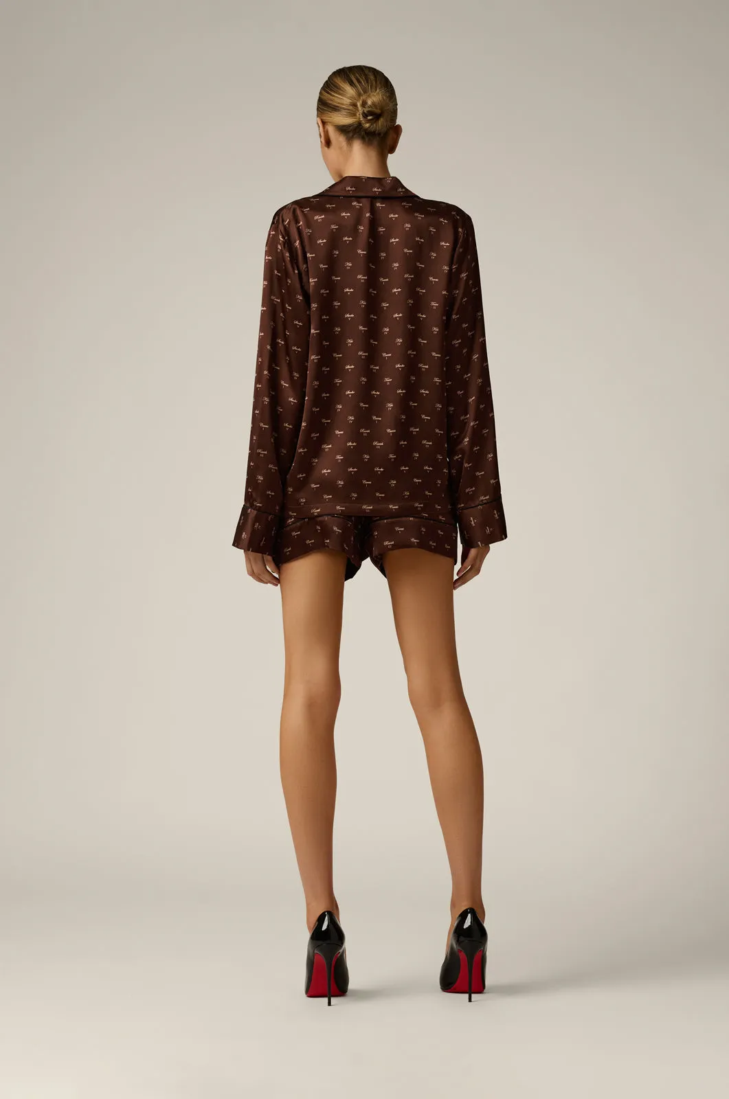 KIKI SILK LOUNGE TIE UP SHORT