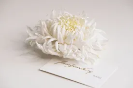 Large chrysanthemum flower brooch - ANTHEMON