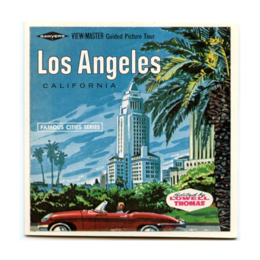 Los Angeles California - Vintage - Views-Master - 3 Reel Packet - 1960s views (BARG-A181-S6)