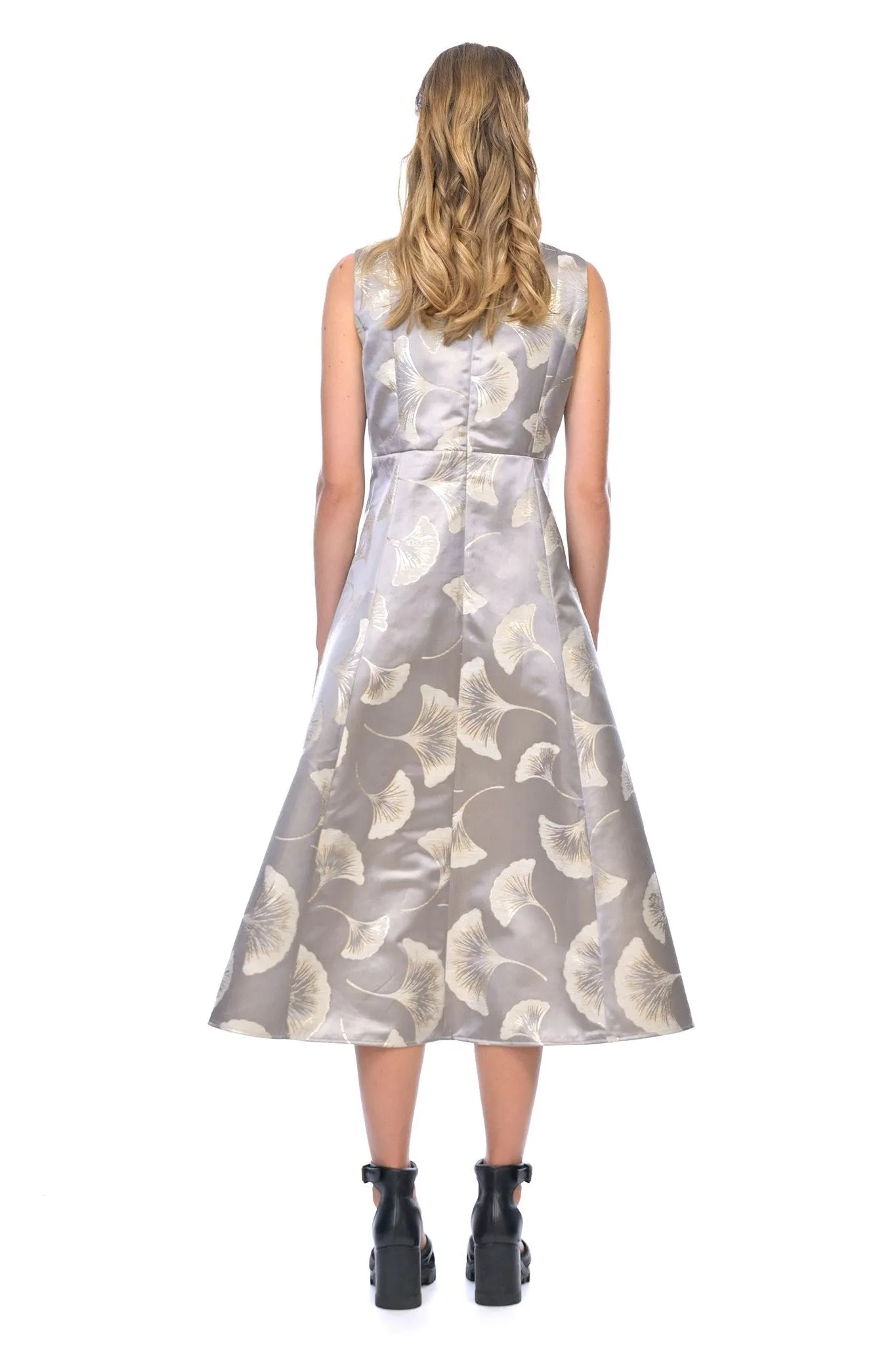 Elegant Megan Salmon M8103 Lotus Francesca Dress - Perfect for Any Occasion