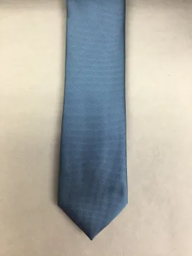 Mens Microfibre/Silk Tie Blue