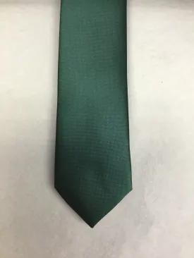 Mens Microfibre/Silk Tie Green