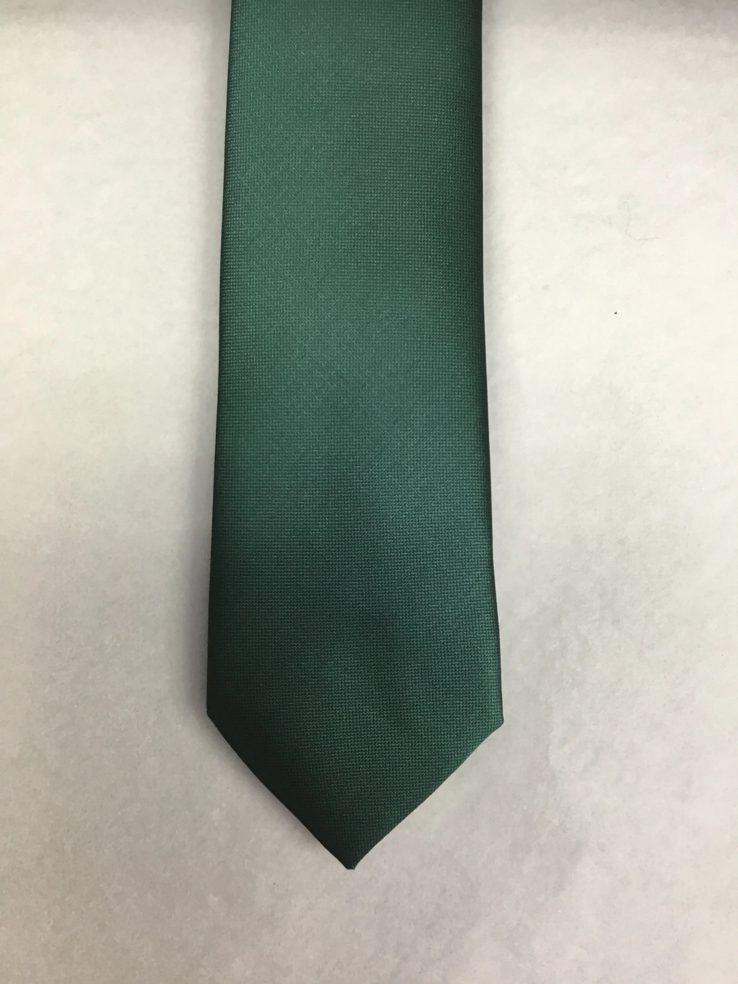 Mens Microfibre/Silk Tie Green