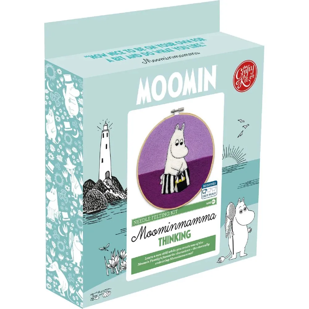 Moominmamma Thinking Needle Felting Kit - Crafty Kit Company