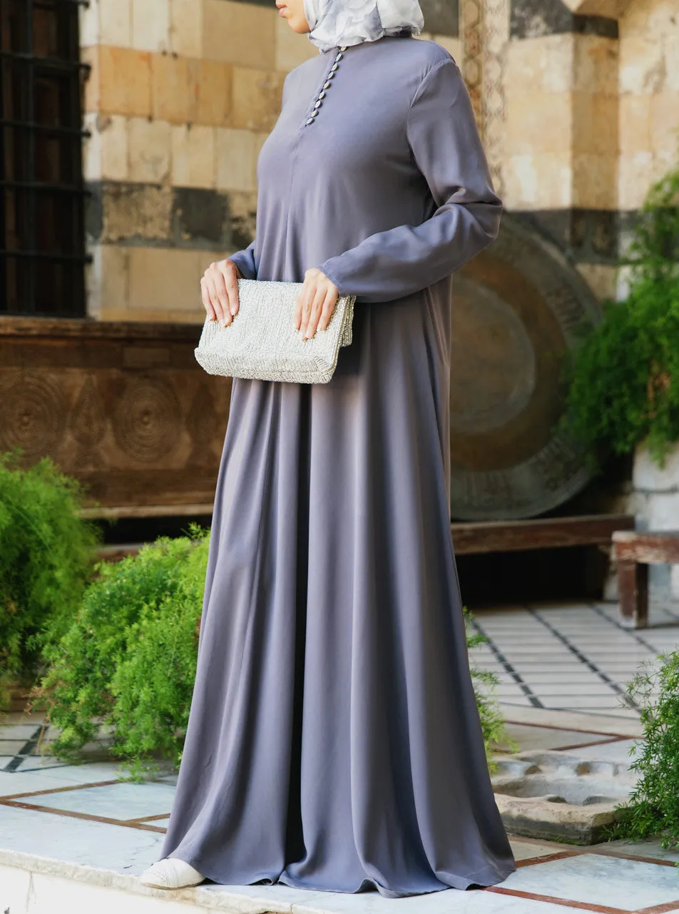 Mother of Pearl Flared Abaya