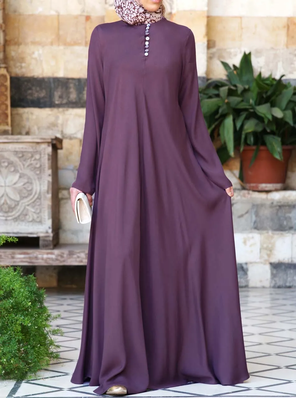 Mother of Pearl Flared Abaya
