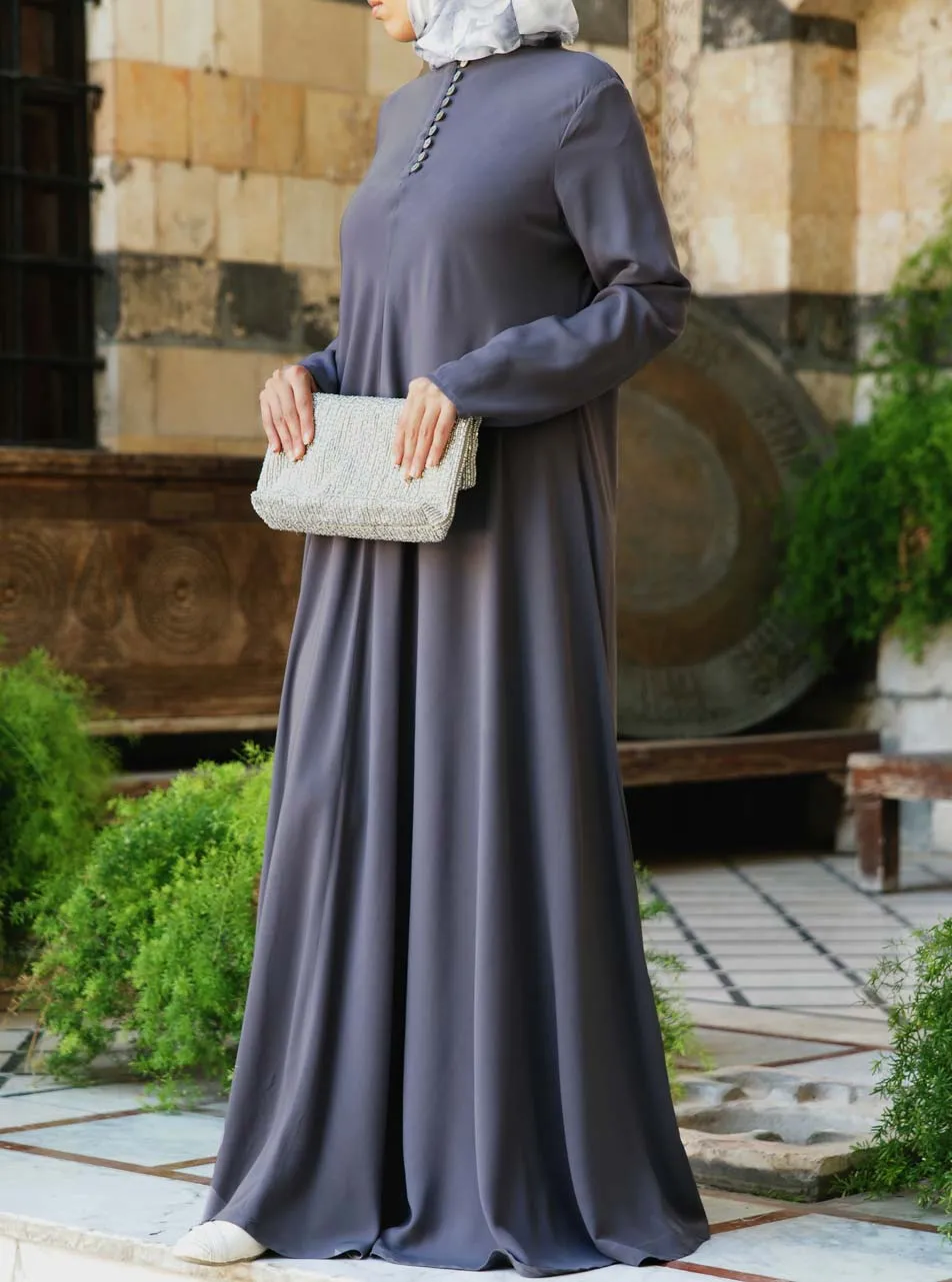 Mother of Pearl Flared Abaya