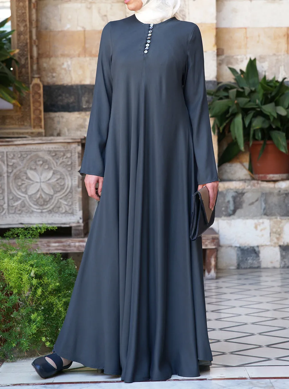 Mother of Pearl Flared Abaya