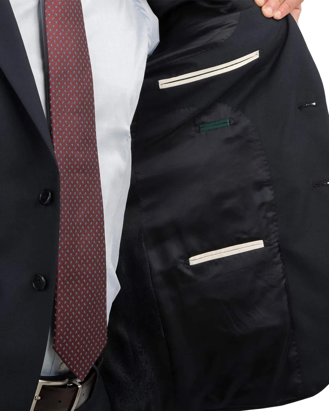 Navy Plain Suit Jacket
