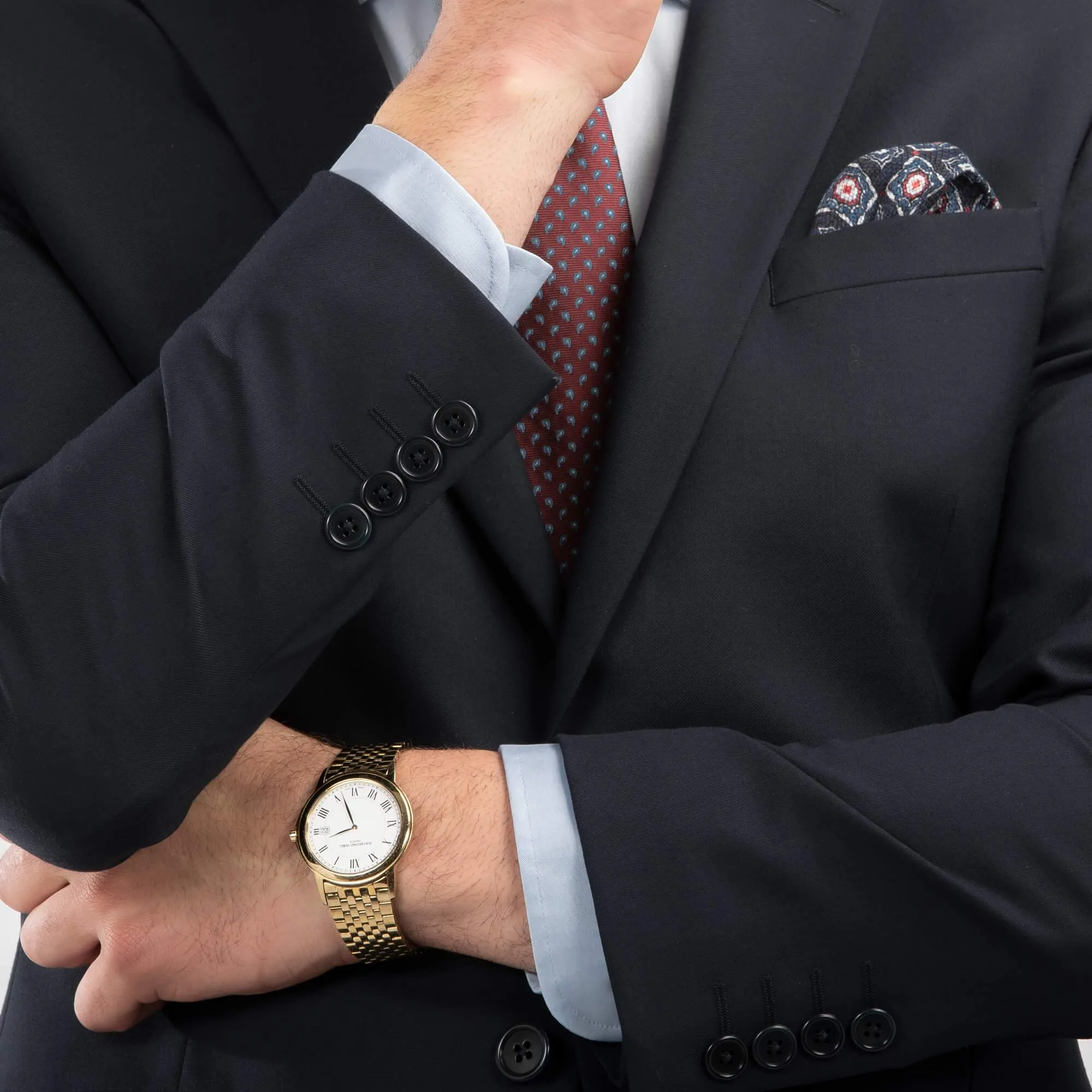 Navy Plain Suit Jacket