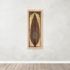 Pattachitra Mahogany Tussar Painting