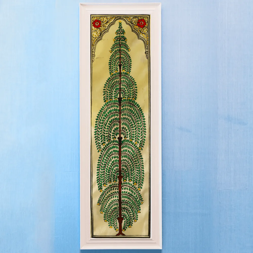 Pattachitra Sage Tussar Painting