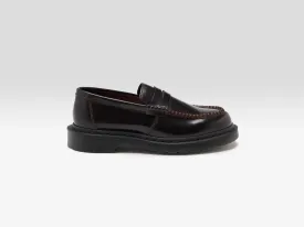 Penton Cherry Red Leather Loafers (251 / W / RED)