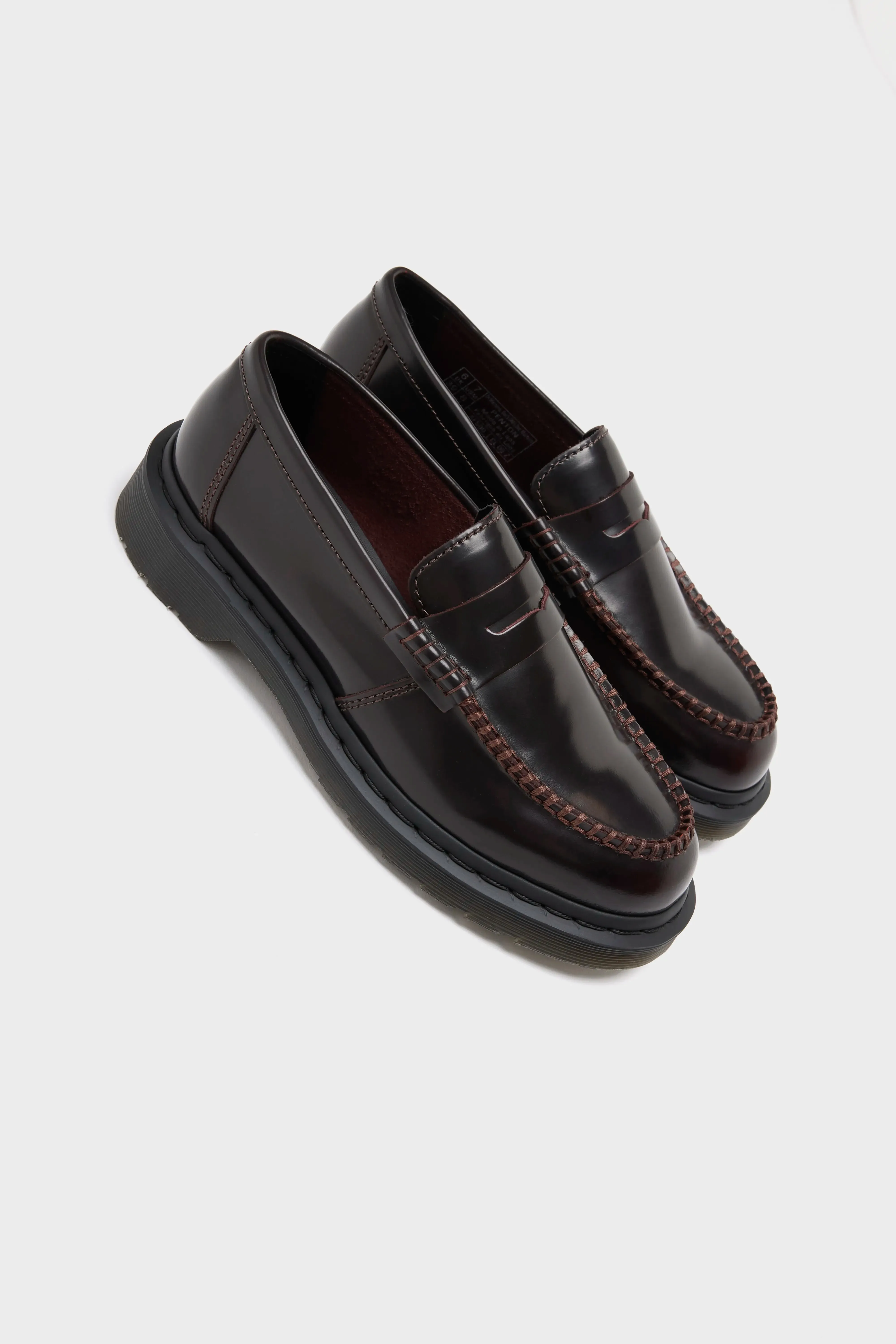 Penton Cherry Red Leather Loafers (251 / W / RED)